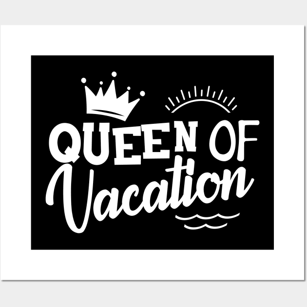 Queen of vacation Wall Art by KC Happy Shop